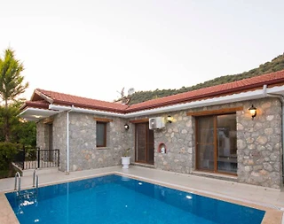 Fethiye Kayaköy'de Doğa İle İçiçe, Özel Havuzlu, Jakuzili Villa - 4