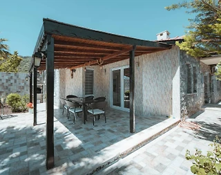 Fethiye Kayaköy'de Doğa Manzaralı, Özel Havuzlu, Konforlu Villa - 4