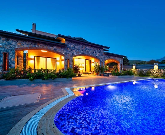 Fethiye Kayaköy'de Geniş Ailelere Uygun, Özel Havuzlu, Modern Villa - 1