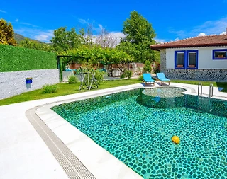 Fethiye Kayaköy'de Geniş Bahçeli, 3+1 Özel Havuzlu, Villa - 1