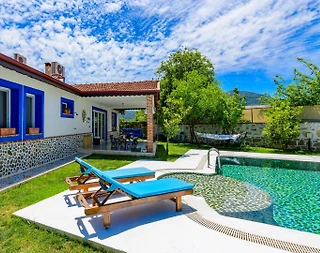 Fethiye Kayaköy'de Geniş Bahçeli, 3+1 Özel Havuzlu, Villa - 5
