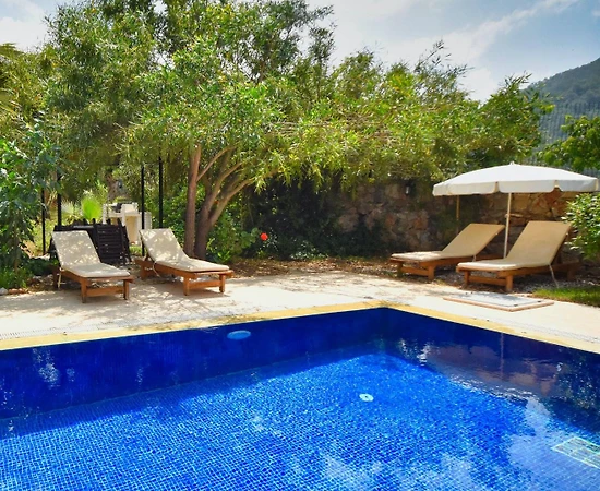 Fethiye Kayaköy'de Geniş Bahçeli, Özel Havuzlu, Kiralık Villa - 1