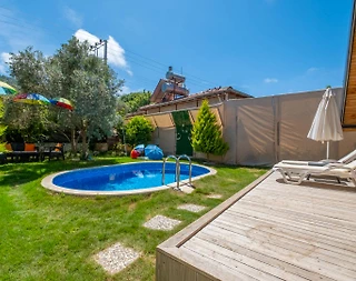 Fethiye Kayaköy'de Huzurlu Doğada, Özel Havuzlu, 4 Kişilik Bungalov - 5