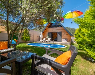 Fethiye Kayaköy'de Huzurlu Doğada, Özel Havuzlu, 4 Kişilik Bungalov - 2