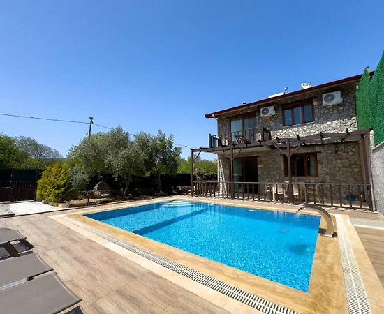 Fethiye Kayaköy'de Huzurlu Doğada, Özel Havuzlu, İkiz Villa - 1
