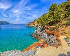 Fethiye Kayaköy'de Kendine Ait Özel Koyu Olan, Özel Havuzlu, Şık Villa - 2