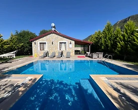 Fethiye Kayaköy'de Korunaklı, Özel Havuzlu, Konforlu Villa - 3