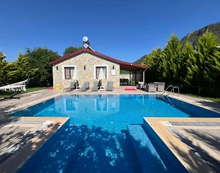 Fethiye Kayaköy'de Korunaklı, Özel Havuzlu, Konforlu Villa - 3