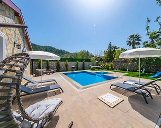 Fethiye Kayaköy'de Korunaklı, Özel Havuzlu, Konforlu Villa - 5