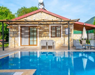 Fethiye Kayaköy'de Korunaklı, Özel Havuzlu, Konforlu Villa - 1