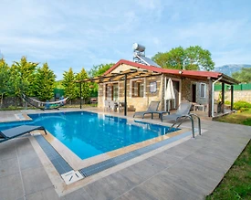 Fethiye Kayaköy'de Korunaklı, Özel Havuzlu, Konforlu Villa - 2