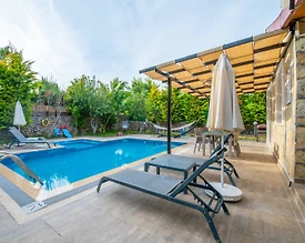 Fethiye Kayaköy'de Korunaklı, Özel Havuzlu, Konforlu Villa - 3