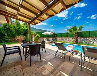 Fethiye Kayaköy'de Muhteşem Doğada, Özel Havuzlu, Konforlu Kiralık Villa - 4