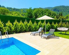 Fethiye Kayaköy'de Muhteşem Doğada, Özel Havuzlu, Modern Villa - 3