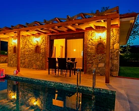 Fethiye Kayaköy'de Müthiş Doğada, Özel Havuzlu, Modern Kiralık Villa - 2