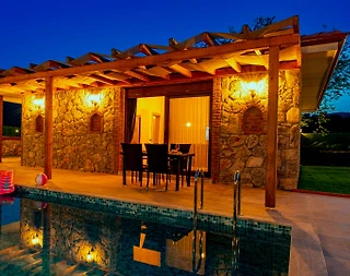 Fethiye Kayaköy'de Müthiş Doğada, Özel Havuzlu, Modern Kiralık Villa - 2