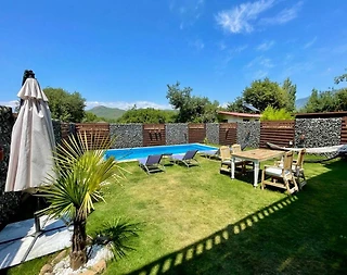 Fethiye Kayaköy'de Otantik Mimarili, Özel Havuzlu, Bahçeli Villa - 2