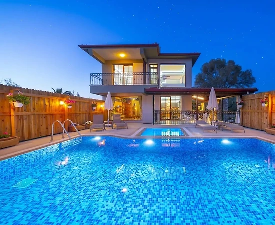 Fethiye Kayaköy'de Doğayla İç İçe, Özel Havuzlu, Jakuzili Villa - 1