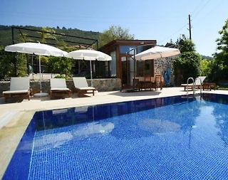 Fethiye Kayaköy'de Sakin Konumda, Özel Havuzlu, Modern Villa - 2