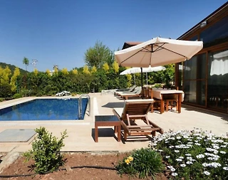 Fethiye Kayaköy'de Sakin Konumda, Özel Havuzlu, Modern Villa - 5