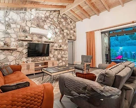 Fethiye Kayaköy'de Taş Mimarili, Özel Havuzlu, Konforlu Villa - 3
