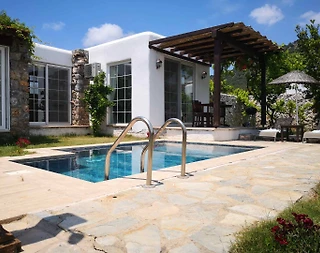 Fethiye Kayaköy'de Yeşillikler İçerisinde, Özel Havuzlu, Tatil Villası - 5