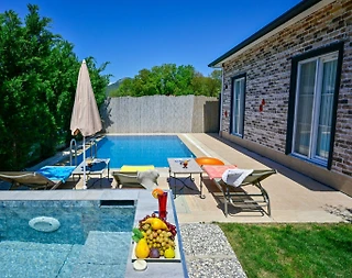 Fethiye Kayaköy'de Yeşillikler İçinde, Özel Havuzlu, Korunaklı Villa - 2