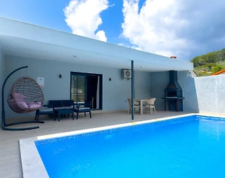 Fethiye Kızılbel'de Balayı Çiftlerine Uygun, Özel Havuzlu, İkiz Villa - 1