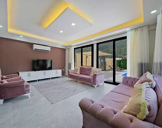 Fethiye Kızılbel'de Çekirdek Ailelere Uygun, Özel Havuzlu, Ferah Villa - 5
