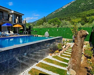 Fethiye Kızılbel'de Doğa İçinde, Özel Havuzlu, 3+1 Taş Ev - 2