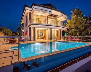 Fethiye'de Kalabalık Ailelere Uygun, Özel Havuzlu, Lüks Villa - 3