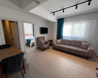 Fethiye Kesikkapı'da Nezih Konumda, Modern, 1+1 Apart - 2