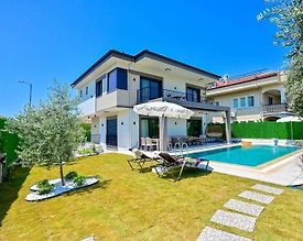 Fethiye Babataşı'nda Merkezi Konumda, Özel Havuzlu, Kiralık Villa - 3