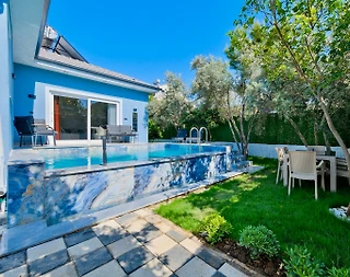 Fethiye Cami'de Çekirdek Ailelere Uygun, Özel Havuzlu, 2+1 Villa - 4