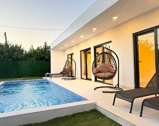 Fethiye Nif'te Şehirden Uzakta, Özel Havuzlu, Jakuzili Villa - 3