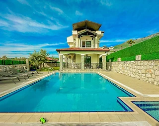 Fethiye Ölüdeniz'de Merkeze Yakın, Özel Havuzlu, 3+1 Villa - 3