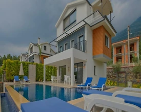 Fethiye Ölüdeniz'de Muhteşem Doğada, Özel Havuzlu, Konforlu Villa - 2