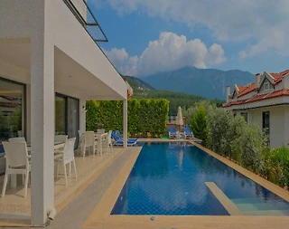 Fethiye Ölüdeniz'de Muhteşem Doğada, Özel Havuzlu, Konforlu Villa - 5