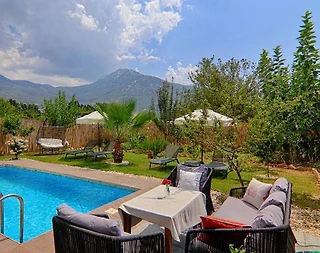 Fethiye Ölüdeniz'de Yemyeşil Bahçeli, Özel Havuzlu, 2+1 Villa - 4