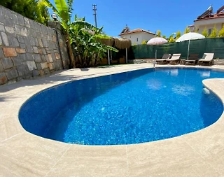 Fethiye Ölüdeniz'de Merkeze Yakın Konumda, Özel Havuzlu, Kiralık Villa - 5