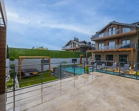 Fethiye Ölüdeniz'de Geniş Ailelere Uygun, Özel Havuzlu, Tatil Villası  - 3