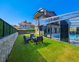 Fethiye Ölüdeniz'de Doğa Manzaralı, Özel Havuzlu, 8 Kişilik Villa - 1