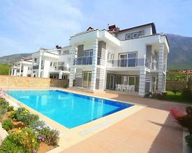 Fethiye Ölüdeniz'de Bahçe İçerisinde, Özel Havuzlu, 4+1 Ferah Villa - 2