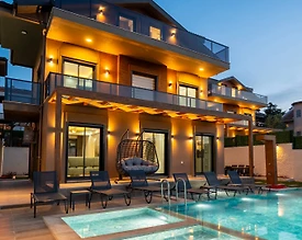 Fethiye Ölüdeniz'de Çocuklu Ailelere Uygun, Özel Havuzlu, Lüks Villa - 3