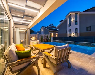 Fethiye Ölüdeniz'de Çocuklu Ailelere Uygun, Özel Havuzlu, Lüks Villa - 4