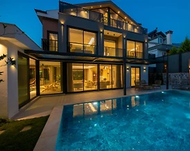 Fethiye Ölüdeniz'de Doğa İçerisinde, Özel Havuzlu, 6 Kişilik Villa - 2