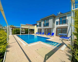 Fethiye Ölüdeniz'de Doğa İçerisinde, Özel Havuzlu, 8 Kişilik Villa - 3
