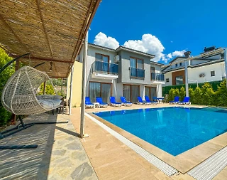 Fethiye Ölüdeniz'de Doğa İçerisinde, Özel Havuzlu, 8 Kişilik Villa - 4