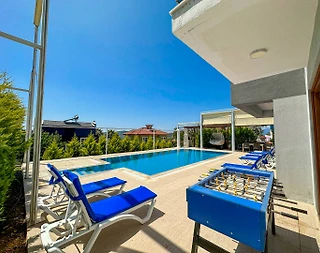 Fethiye Ölüdeniz'de Doğa İçerisinde, Özel Havuzlu, 8 Kişilik Villa - 5