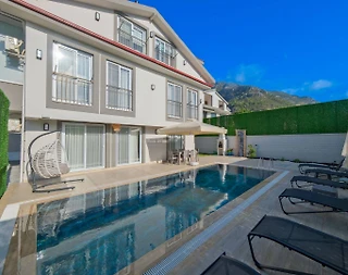 Fethiye Ölüdeniz'de Doğa İçerisinde, Özel Havuzlu, Konforlu Villa - 5